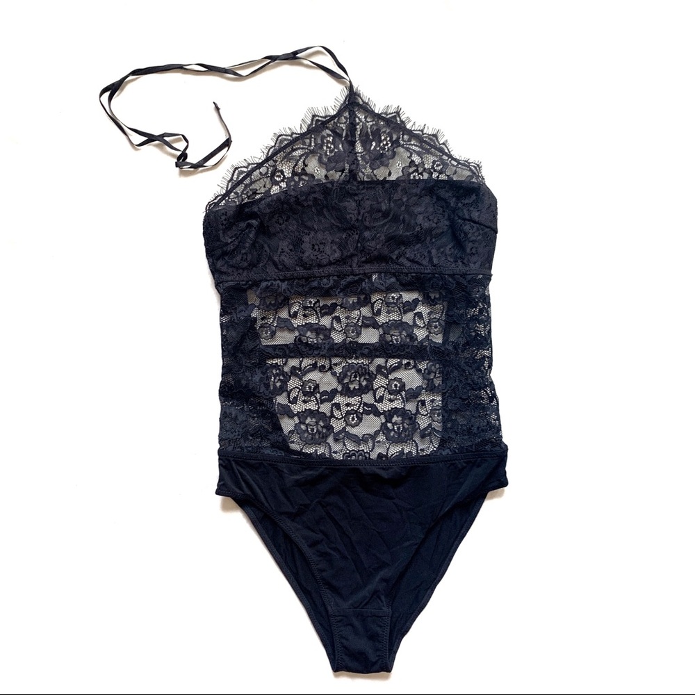 {Forever 21} Lace Halter Bikini Bottom Bodysuit